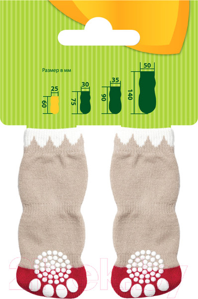 Изображение товара Носки для животных Triol Собачка / 12231047 (S)