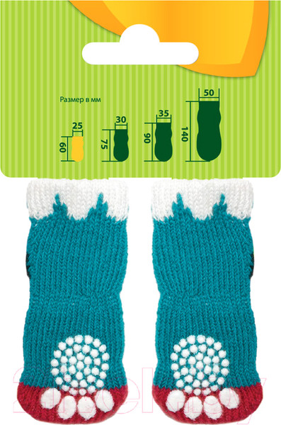 Изображение товара Носки для животных Triol Собачка / 12231047 (S)