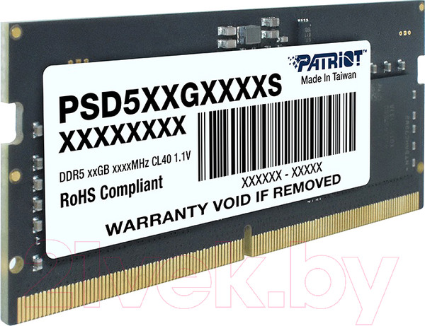 Изображение товара Оперативная память DDR5 Patriot PSD516G560081S