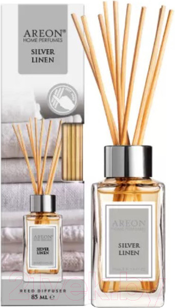 Изображение товара Аромадиффузор Areon Home Perfume Sticks Silver Linen / RS12 (85мл)