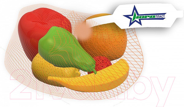 Изображение товара Набор игрушечных продуктов Нордпласт Фрукты / 433