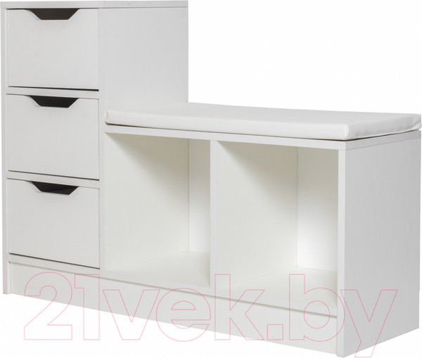 Изображение товара Тумба в прихожую Премиум София-6 (белый текстурный)