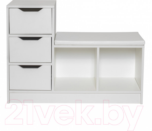 Изображение товара Тумба в прихожую Премиум София-6 (белый текстурный)