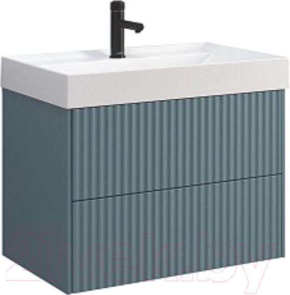 Изображение товара Тумба под умывальник Belux Сиртаки НП 70-02 (179, голубой малахит матовый)