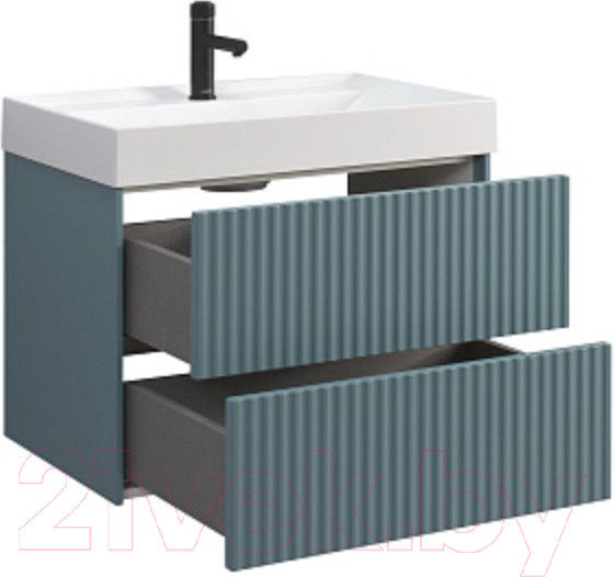 Изображение товара Тумба под умывальник Belux Сиртаки НП 70-02 (179, голубой малахит матовый)