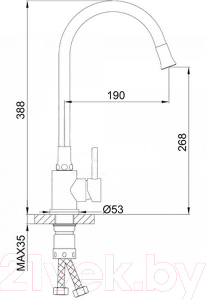 Изображение товара Смеситель Frap F40994-6