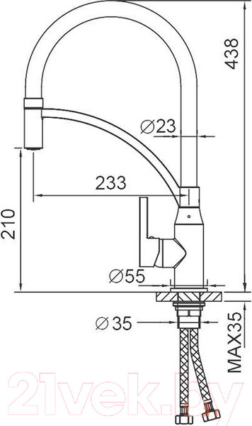 Изображение товара Смеситель Frap F4552