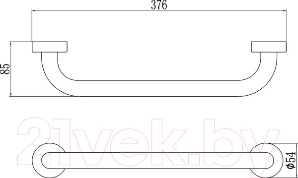 Изображение товара Поручень Savol S-010035