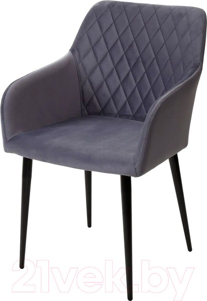 Изображение товара Стул M-City Brandy-X / 461MC03500 (серый 27 велюр/черный)