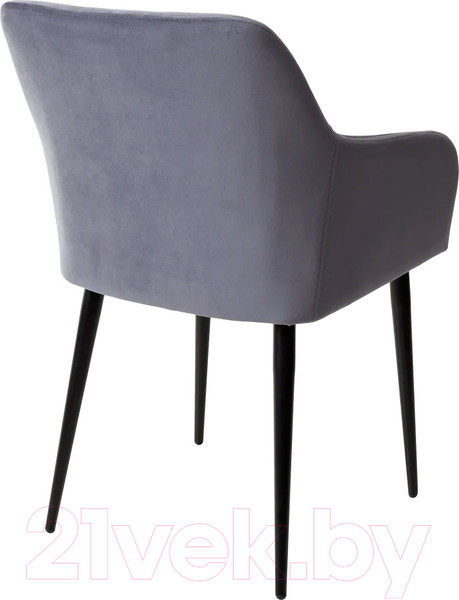 Изображение товара Стул M-City Brandy-X / 461MC03500 (серый 27 велюр/черный)