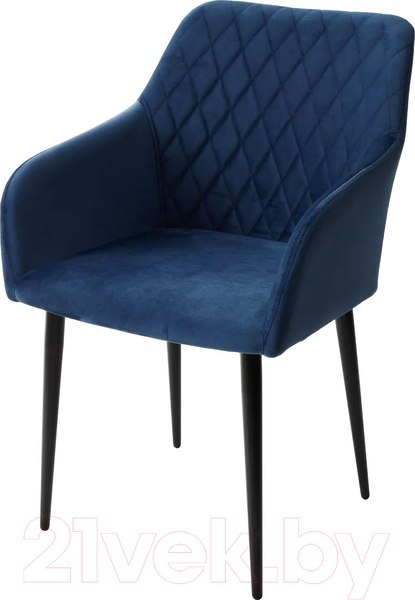 Изображение товара Стул M-City Brandy-X / 461MC03497 (синий 29 велюр/черный)