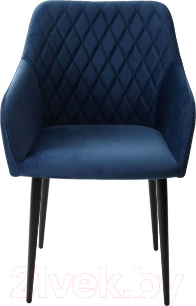 Изображение товара Стул M-City Brandy-X / 461MC03497 (синий 29 велюр/черный)