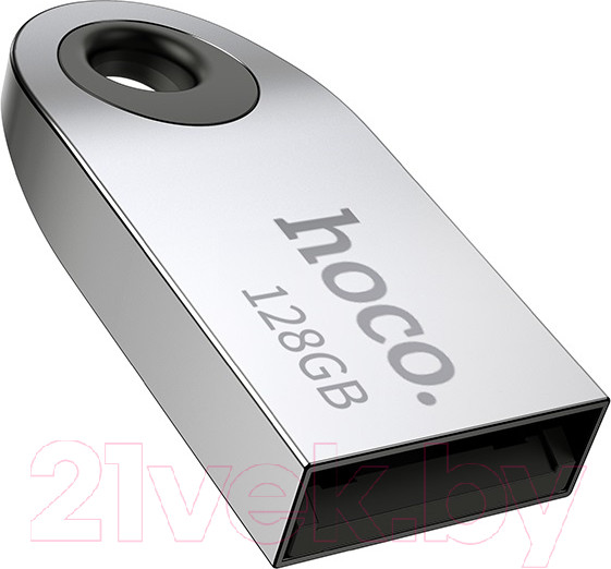 Изображение товара USB flash накопитель Hoco UD9 USB2.0 128Gb (серебристый)