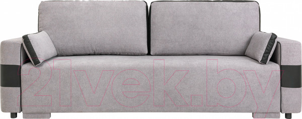 Изображение товара Диван KRONES Цезарь 1 (велюр серый/черный)
