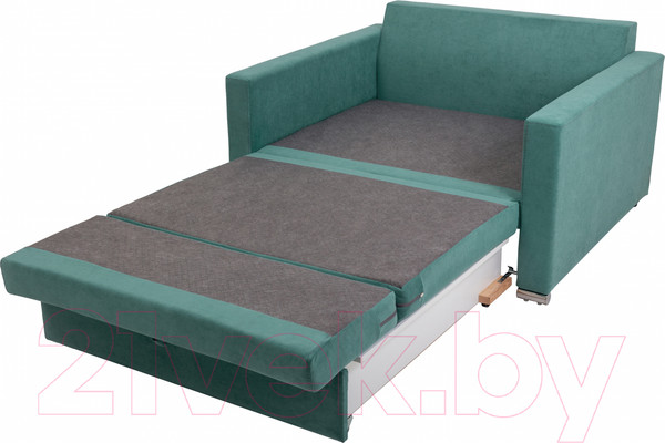 Изображение товара Диван KRONES Афродита выкатная 195x100 (велюр изумрудный)