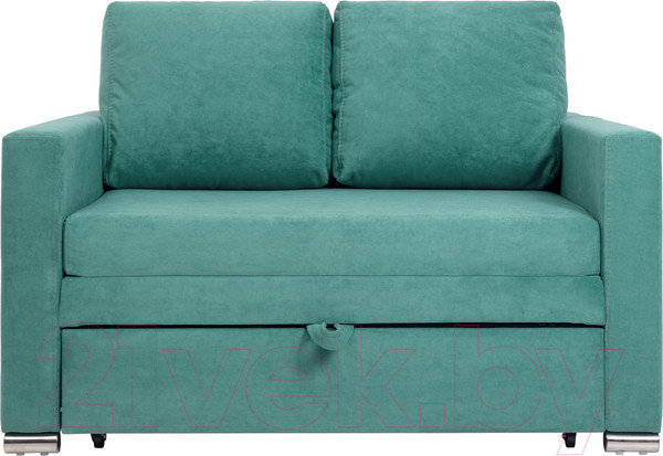 Изображение товара Диван KRONES Афродита выкатная 195x140 (велюр изумрудный)