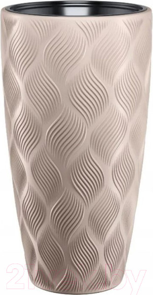 Изображение товара Кашпо Formplastic Flow Slim 4730-051 (серо-бежевый)