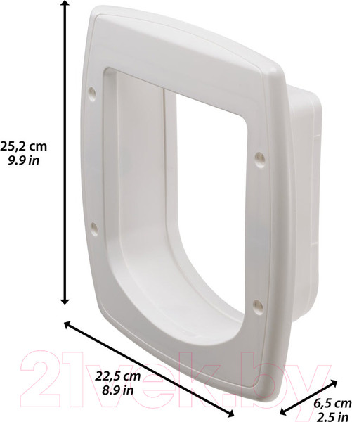 Изображение товара Туннель для откидной дверцы Ferplast Swing Microchip / 72115011 (белый)