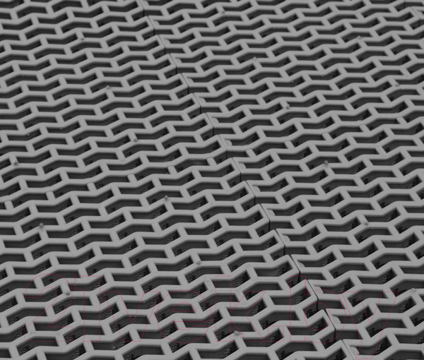 Изображение товара Коврик грязезащитный Пластизделие Пила Мини 58x82 (серый)