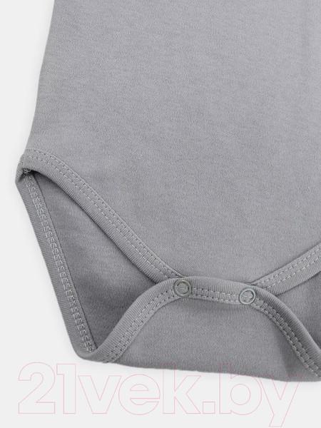 Изображение товара Боди для малышей Rant Hugs And Kisses / 6272-62 (Arctic Grey, р.62)