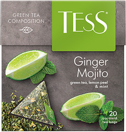 Изображение товара Чай пакетированный Tess Ginger Mojito (20пак)