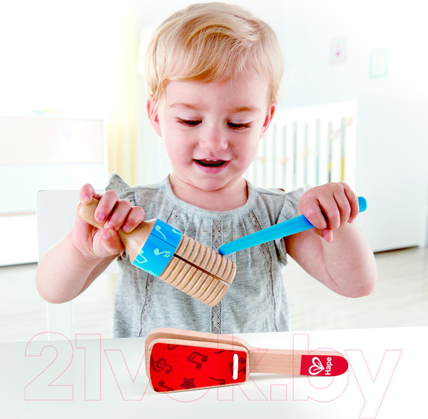 Изображение товара Музыкальная игрушка Hape Трещотка Дуо / E0605_HP