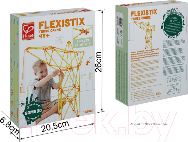 Изображение товара Конструктор Hape Строительный кран / E5562_HP