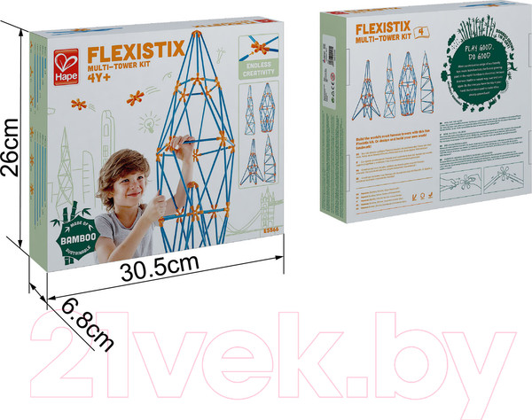 Изображение товара Конструктор Hape Башня / E5566_HP