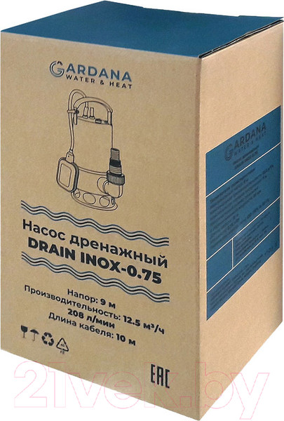 Изображение товара Дренажный насос Gardana Drain INOX-0.75 / UT0097