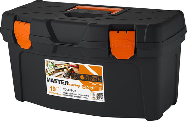 Изображение товара Ящик для инструментов Blocker Master Economy 19 / BR6003ЧРОР (черный/оранжевый)