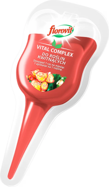 Изображение товара Удобрение Florovit Vital Complex для цветущих растений (30мл, аппликатор)