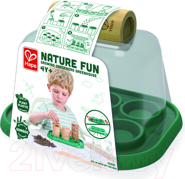 Изображение товара Набор для выращивания растений Hape Набор садовника / E5580_HP