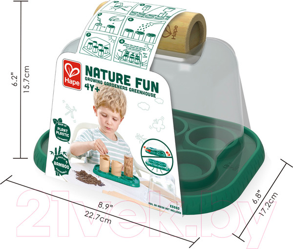 Изображение товара Набор для выращивания растений Hape Набор садовника / E5580_HP