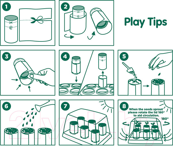 Изображение товара Набор для выращивания растений Hape Набор садовника / E5580_HP