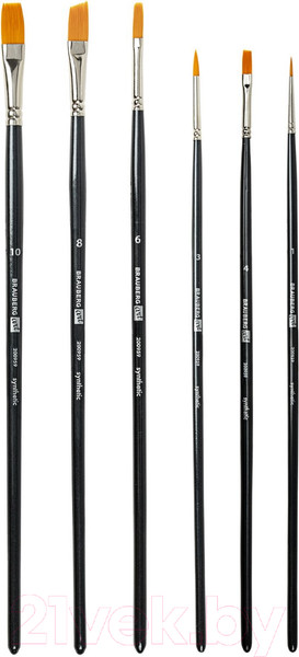 Изображение товара Набор кистей Brauberg Art Classic / 200959 (6шт, синтетика)