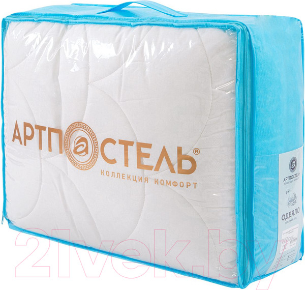Изображение товара Одеяло АртПостель Лебяжий пух 1.5 / 2914 (140x205)