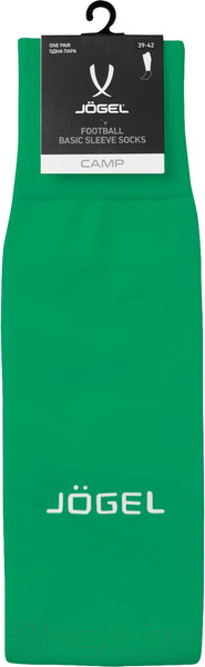 Изображение товара Гетры футбольные Jogel Camp Basic Sleeve Socks / JC1GA0227.73 (р-р 32-34, зеленый/белый)