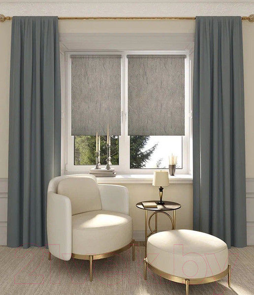 Изображение товара Рулонная штора LEGRAND Ричи 114x175 / 58096351 (маренго)