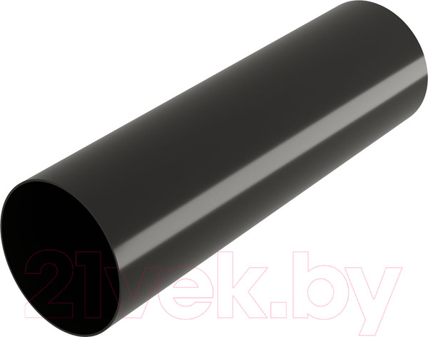 Изображение товара Труба водосточная Grand Line Стандарт ПВХ RAL 9005 (3м, черный)