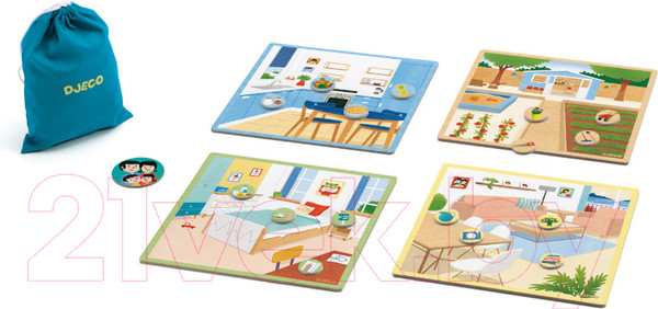 Изображение товара Настольная игра Djeco Найди пропажу / 08542