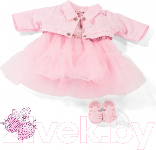 Изображение товара Аксессуар для куклы Gotz Набор одежды сандали, платье и жакет 30-33см / 3403253