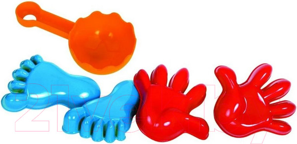 Изображение товара Набор игрушек для песочницы Gowi Формочки и совочек Ручки и ножки / 558-56