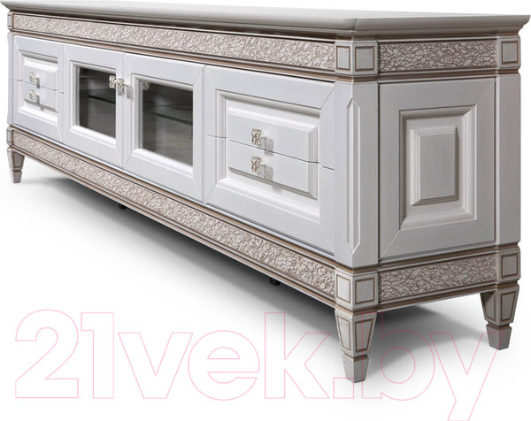 Изображение товара Тумба Гомельдрев Бристоль ГМ 6434 (дуб/белый дуб/патина)