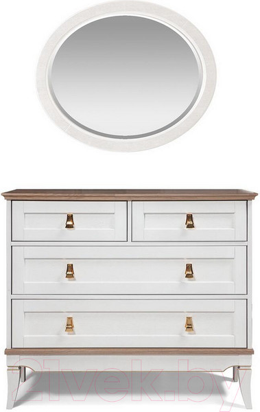 Изображение товара Комод Гомельдрев Тельма ГМ 6563 Дуб (белый/натуральный дуб)