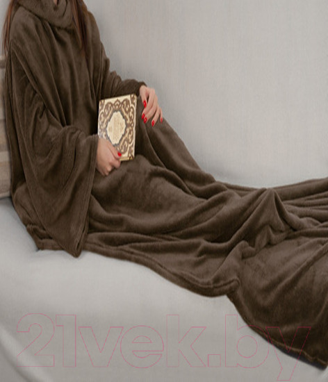 Изображение товара Плед с рукавами Guten Morgen Шоколад 150х200см / ПК-Р-Шок-150-200