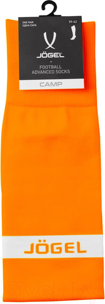 Изображение товара Гетры футбольные Jogel Camp Advanced Socks / JC1GA0327.D2 (р-р 28-31, оранжевый/белый)