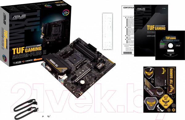 Изображение товара Материнская плата Asus TUF Gaming A520M-Plus II