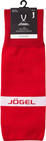 Изображение товара Гетры футбольные Jogel Camp Advanced Socks / JC1GA0522.R2 (красный/белый, р-р 39-42)