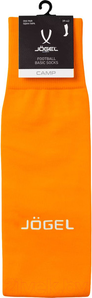 Изображение товара Гетры футбольные Jogel Camp Basic Socks / JC1GA0126.D2 (р-р 28-31, оранжевый/серый/белый)