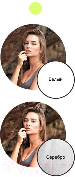 Изображение товара Отражатель для фото RayLab RF-09 (110x150см, серебристый/белый)